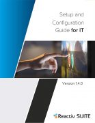Reactiv Configuration Guide For IT Cover